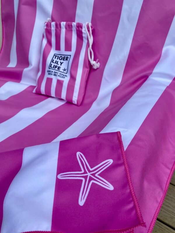 Quick Dry Pink Beach Towel